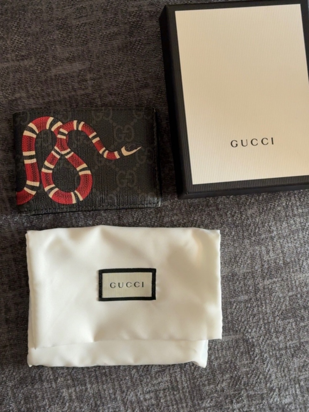 Gucci Wallet Kingsnake Motif